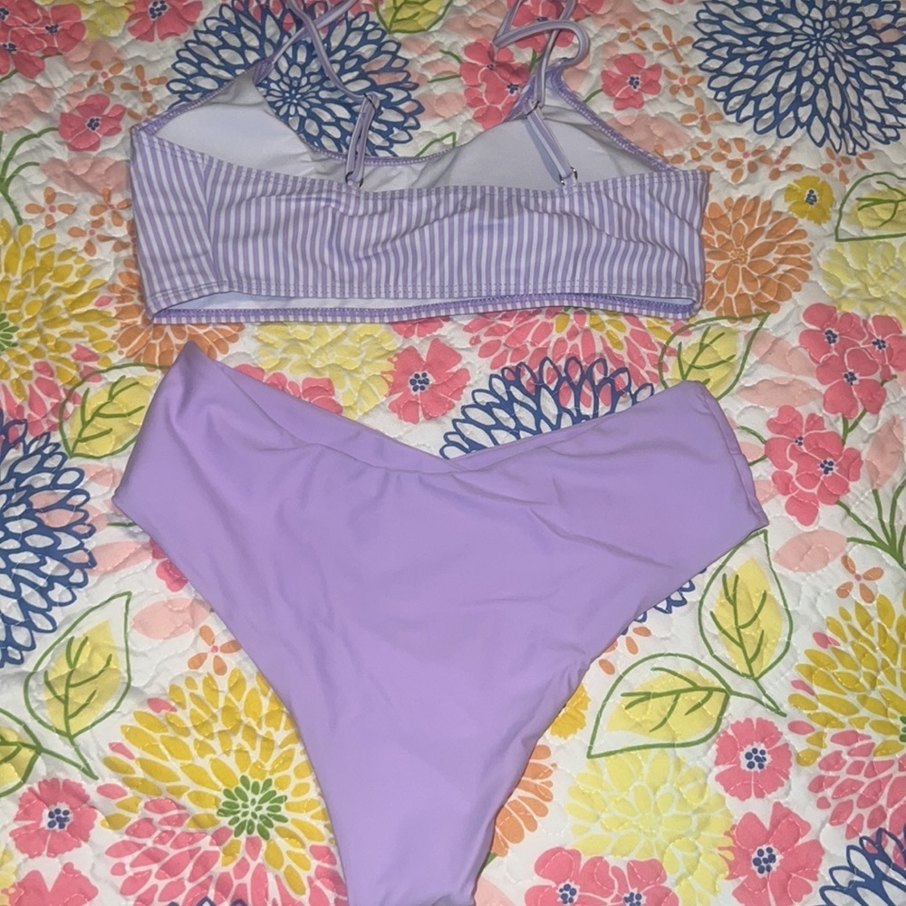 NEW SHEIN SMALL PURPLE BIKINI - Picture 4 of 4